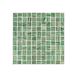  Adex USA Glass Mosaics Green Stripes Ceramic Tile