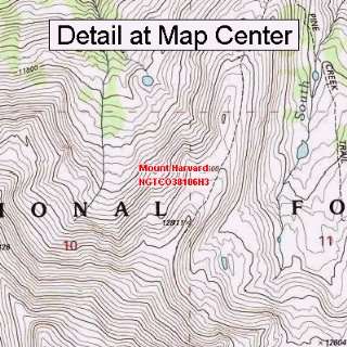   Map   Mount Harvard, Colorado (Folded/Waterproof)