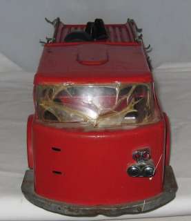   BUDDY L PRESSED STEEL TEXACO FIRE CHIEF FIRE TRUCK IN ORIGINAL BOX