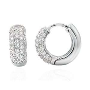 Designed with High Grade Diamond Colored Round Cut Cubic Zirconia, Top 