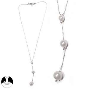   NECKLACE GLASS THE ESSENTIAL WOMEN PEARL ADDICT THE ESSENTIAL BALL