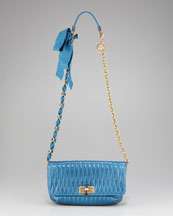 lanvin happy shoulder bag blue