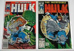 Incredible Hulk #342,#344 Todd McFarlane MARVEL COMICS  