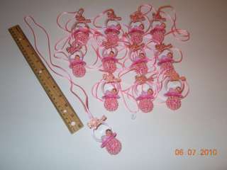 Baby Shower PACIFIERS Pink Party Favors Decorations  