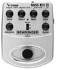 New Behringer BDI21 V Tone Bass Amp Modeler / DI Box Pedal + Bonus 