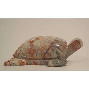  Soapstone Sea Turtle Figurine 2.0h X 6.5w Sea Turtle 