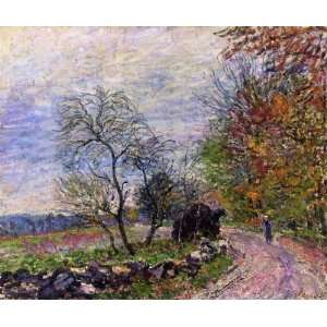   in Autumn Alfred Sisley Hand Painted Ar 