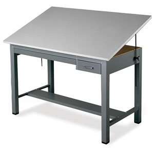  Mayline Economy Ranger Steel Four Post Drawing Tables 