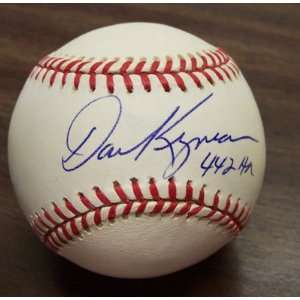 Dave Kingman Autographed Baseball 