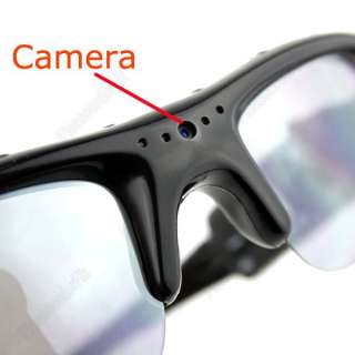 Video Sunglasses w/ Bluetooth  Mini HD DV DVR Camera Black + 8GB TF 