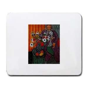   Matisse   Purple Robe and Anemones Fine Art Painting Large Mousepad