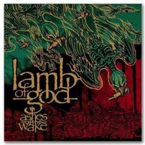  LAMB OF GOD Ashes of the Wake bumper sticker 4 x 4 