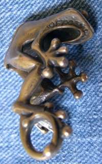 Bronze Frog Keychain by Frogman Tim Cotterill   Classic Leg Over 
