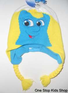   Smurfs Girls WINTER HAT OR GLOVES Cap Beanie Mittens Costume  