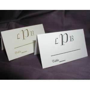  Monogram Seating Card / Place Card Toys & Games