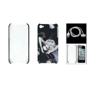   Girl Print Hard Back Case for iPhone 4G 4 Cell Phones & Accessories