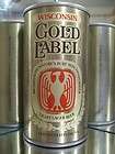 WISCONSIN GOLD LABEL LAGER EAGLE SS OLD BEER CAN 135 23