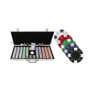  Ace/King Poker Chip Set with Aluminum Case 650 Chips 
