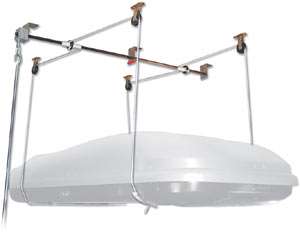 Store cargo boxes and other items on the ceiling for easy loading and 