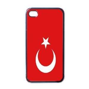 Turkey Flag Black Iphone 4   Iphone 4s Case