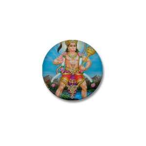  Jai Hanuman Hindu Mini Button by  Patio, Lawn 