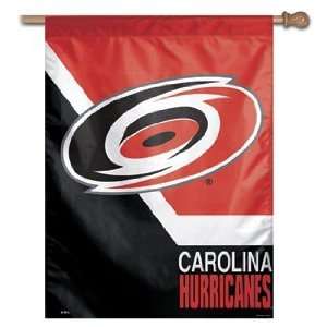 CAROLINA HURRICANES Team Logo Weather Resistant 27 by 37 VERTICAL 