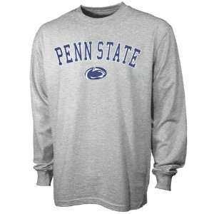 Penn State Nittany Lions Ash Arch Logo Long Sleeve T shirt
