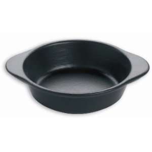Chasseur cast iron deep round dish 7 X 2 h BLACK  Kitchen 