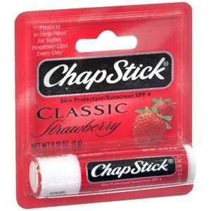   Special pack of 6 CHAPSTICK BLISTER STRAWBERR