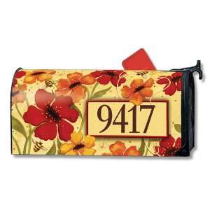   & Bees MailWrap w/ Adressables, Mailbox Cover, Magnetic Attachment