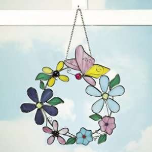  Flower & Butterfly Wreath   Party Decorations & Wall 