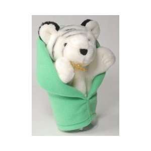  Zoo Babies White Tiger Hand Puppet Toys & Games