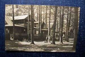 COTTAGES AT FOREST LAKE WINCHESTER NH Photo Postcard  