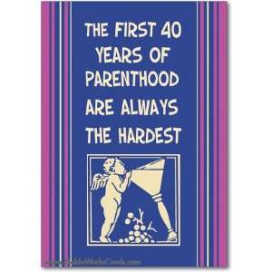  Funny Mothers Day Card First 40 Humor Greeting Ephemera 