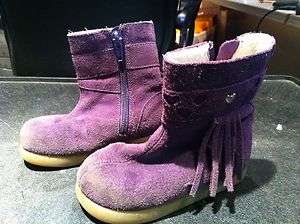 OSHKOSH Boots Girls Toddlers Shoe Size 9 Purple  