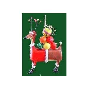  Christmas Holiday Reindeer with Ornaments Tree Ornament 
