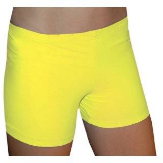 Tuga Juniors/Womens Spandex Shorts, 3 Inch Inseam, Bright Solids by 