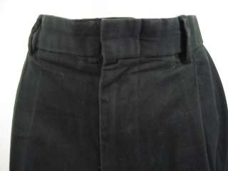 POLO RALPH LAUREN Black Cotton Pants Slacks Size 30/34  