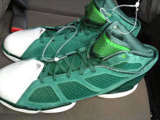 DERRICK ROSE green ADIZERO 1.5 SHOES SIZE 16 PERFECT TO GET 