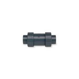  GF Piping Systems Ball Check Valve, 1/2 In, Socket, CPVC 