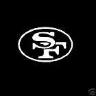 San Francisco 49ers Emblem ♥ White Window Vinyl Decal Sticker 