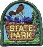 Boy Girl STATE PARK Fun Patches GUIDES/SCOUT/HOMESCHOOL  