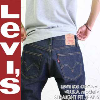 Levis 505 Regular Straight Fit Jeans  ORIGINAL RED TAB  Discount 