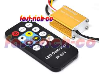 IR remote LED Dimmer Control 4 Strip Light 2CH 12~24V8A  