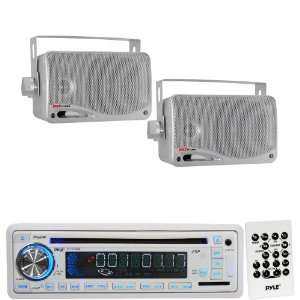   Weather Proof Mini Box Speaker System (Silver Color)
