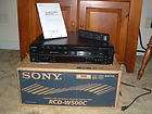 Sony RCD W500C Slightly Used CD Recorder & Player Remote Owner Manual