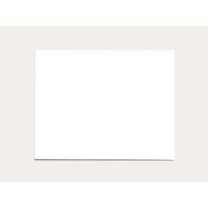  MIJ Blank Plate; Pickguard for DIY, White 1 ply (medium 