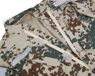 German Desert Camo Tactical BDU Field Shirt + Pants XL  