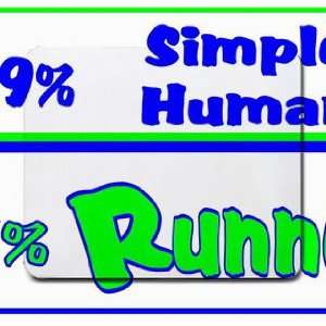  49% Simple Human 51% Runner Mousepad