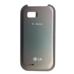 New TMobile LG Mytouch Q 4G C800 Gray Door Back Cover Battery Door OEM 